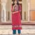 Laxmipati Swiss Slue Brink Pink Straight Kurta