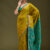 Mehendi Printed Art Silk Saree